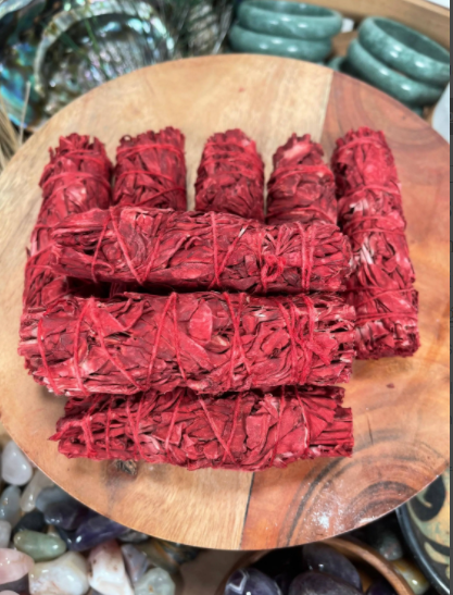 ORGANIC Dragon Blood White Sage Smudge Sticks