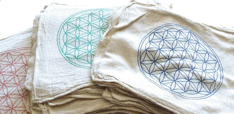 Flower of Life - Sacred Geometry Crystal Grid Cloth