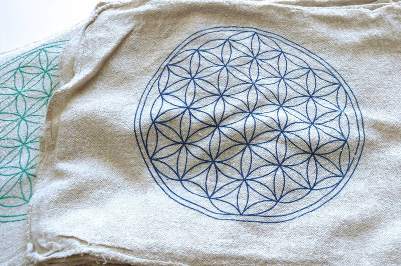 Flower of Life - Sacred Geometry Crystal Grid Cloth